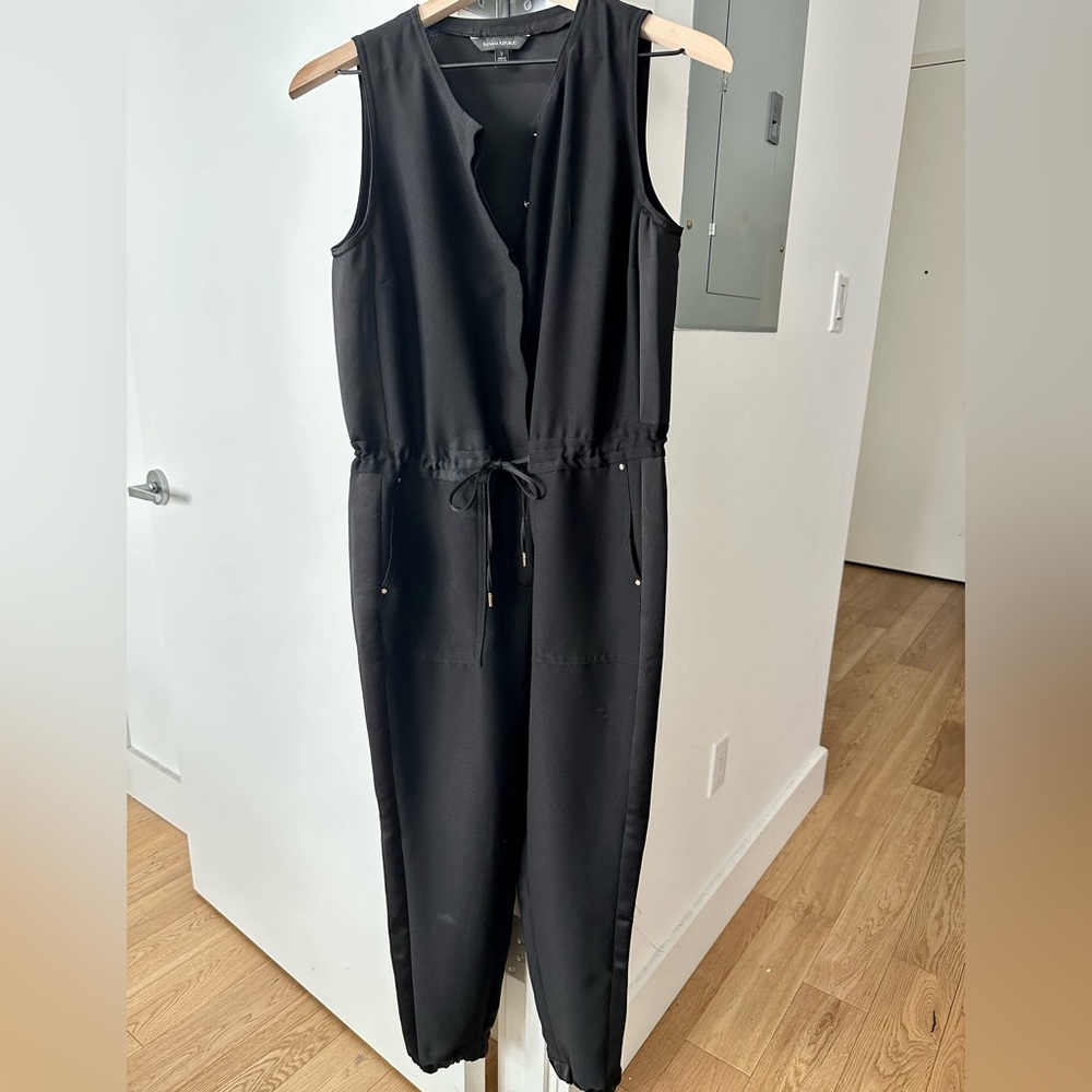 Banana republic black jumpsuit